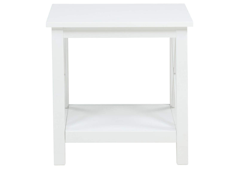 722088-S2 Skyview 2-piece Rectangular Lift Top Coffee Table Set White