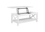 722088 Skyview 44-inch Rectangular Lift Top Coffee Table White
