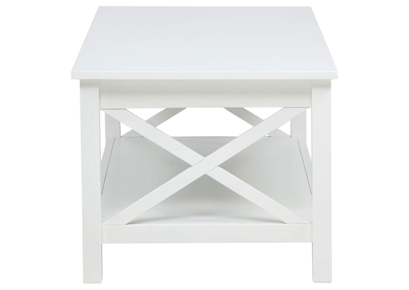 722088 Skyview 44-inch Rectangular Lift Top Coffee Table White