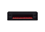 722833 Deiter 79-inch TV Stand Fireplace Media Console Black