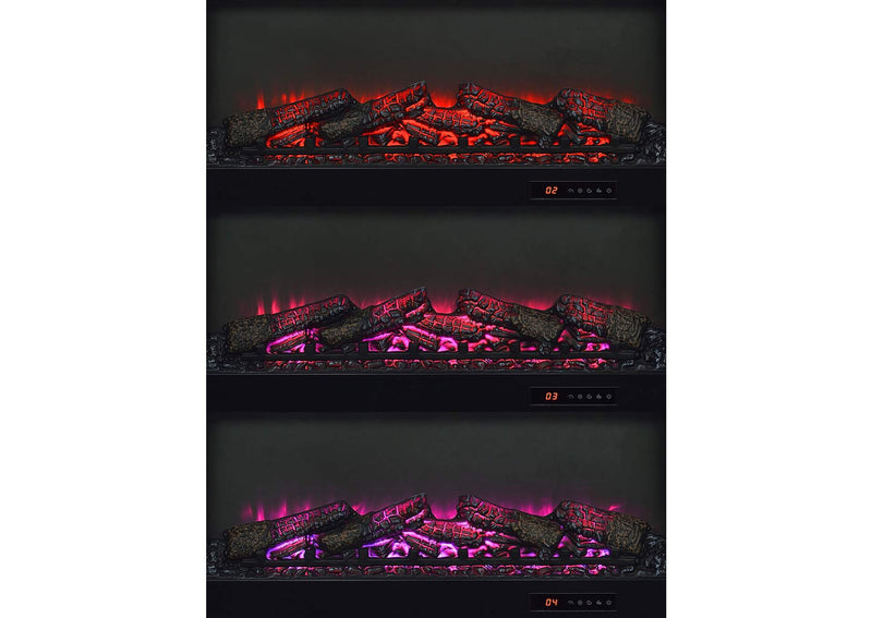 722852 Fuller 60-inch 2-door TV Stand Fireplace Media Console Mango