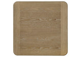 722857 Adina Square Wood Side End Table Distressed Light Brown