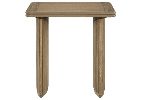 722858-S3 Adina 3-piece Wood Coffee Table Set Distressed Light Brown