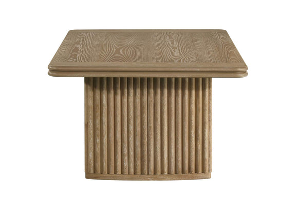 722858-S3 Adina 3-piece Wood Coffee Table Set Distressed Light Brown