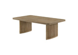 722858 Adina Rectangular Wood Coffee Table Distressed Light Brown