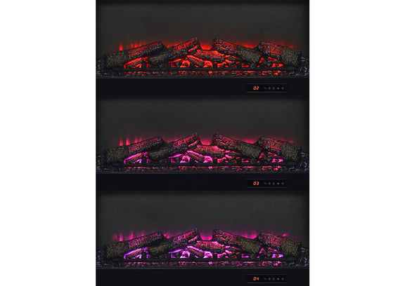 722863 Enfield 71-inch TV Stand Fireplace Media Console Dark Pine