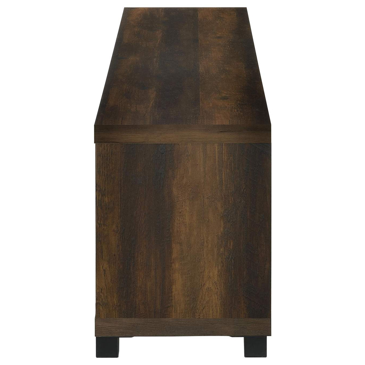 722873 Havering 71-inch TV Stand Fireplace Media Console Dark Pine