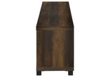 722873 Havering 71-inch TV Stand Fireplace Media Console Dark Pine