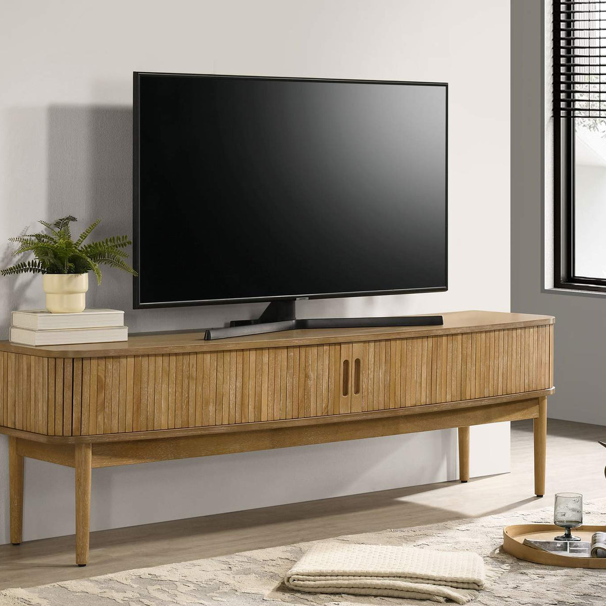 722923 Croyden 71-inch TV Stand Media Console Weathered Natural