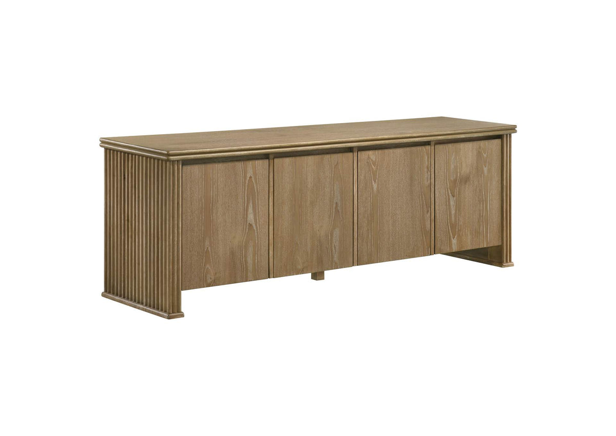 722933 Adina 70-inch TV Stand Media Console Distressed Light Brown