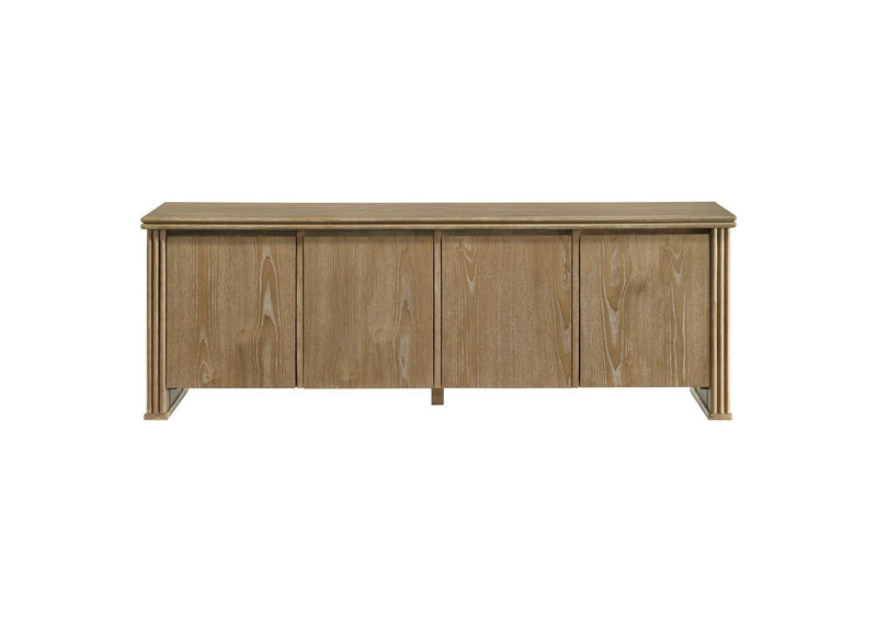 722933 Adina 70-inch TV Stand Media Console Distressed Light Brown