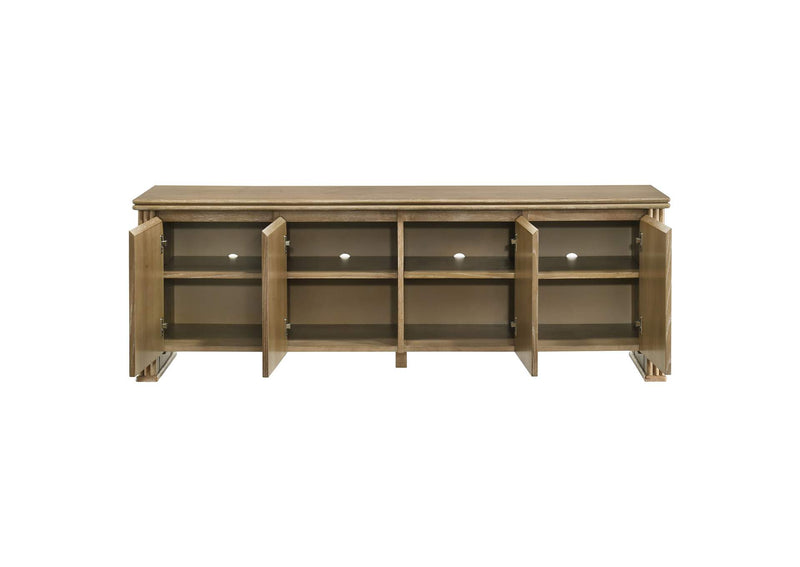 722933 Adina 70-inch TV Stand Media Console Distressed Light Brown