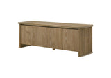 722933 Adina 70-inch TV Stand Media Console Distressed Light Brown