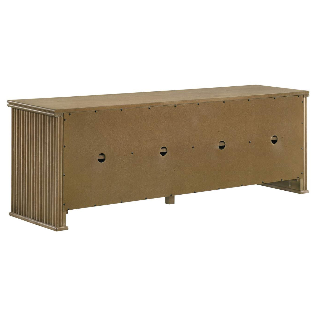 722933 Adina 70-inch TV Stand Media Console Distressed Light Brown