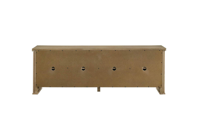 722933 Adina 70-inch TV Stand Media Console Distressed Light Brown