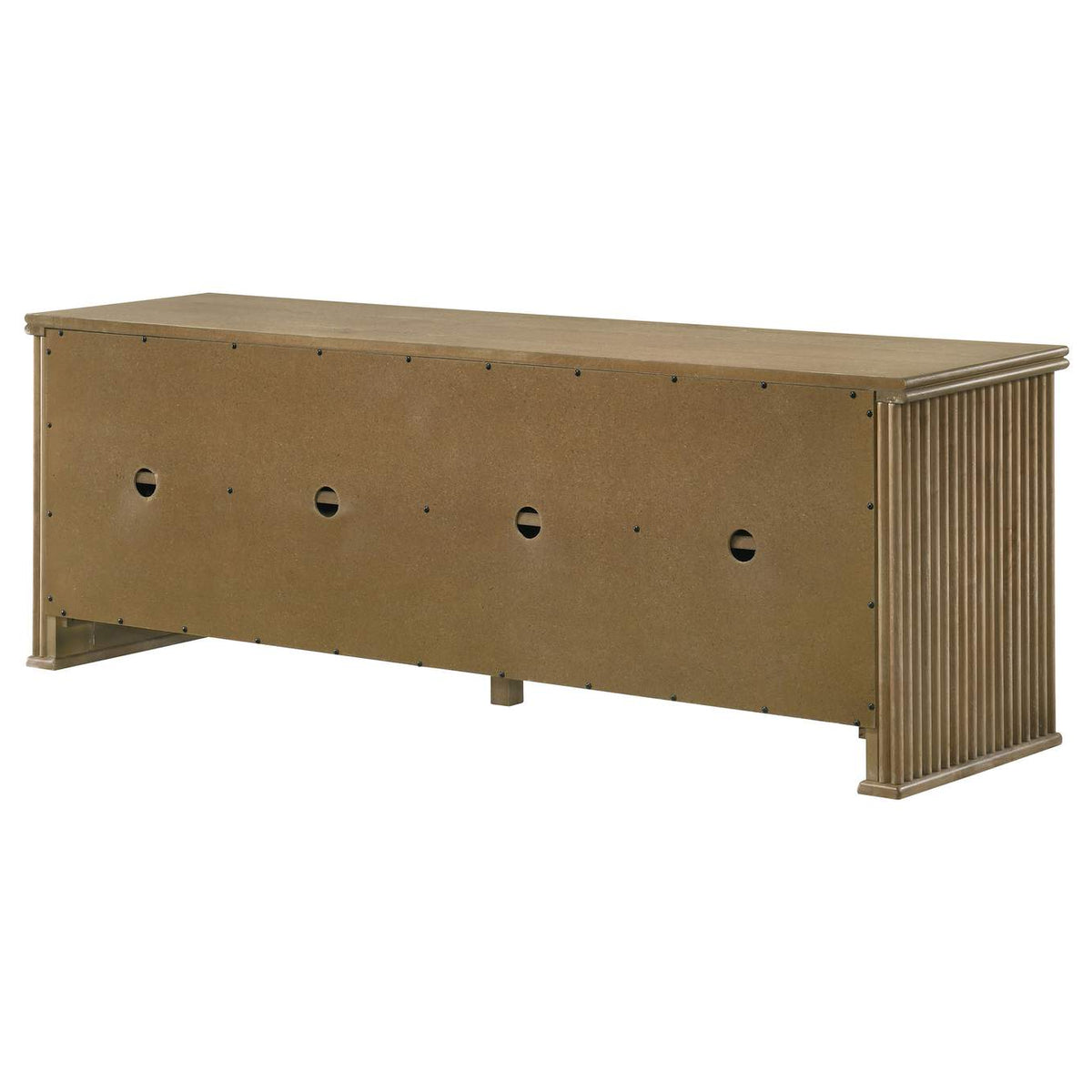 722933 Adina 70-inch TV Stand Media Console Distressed Light Brown