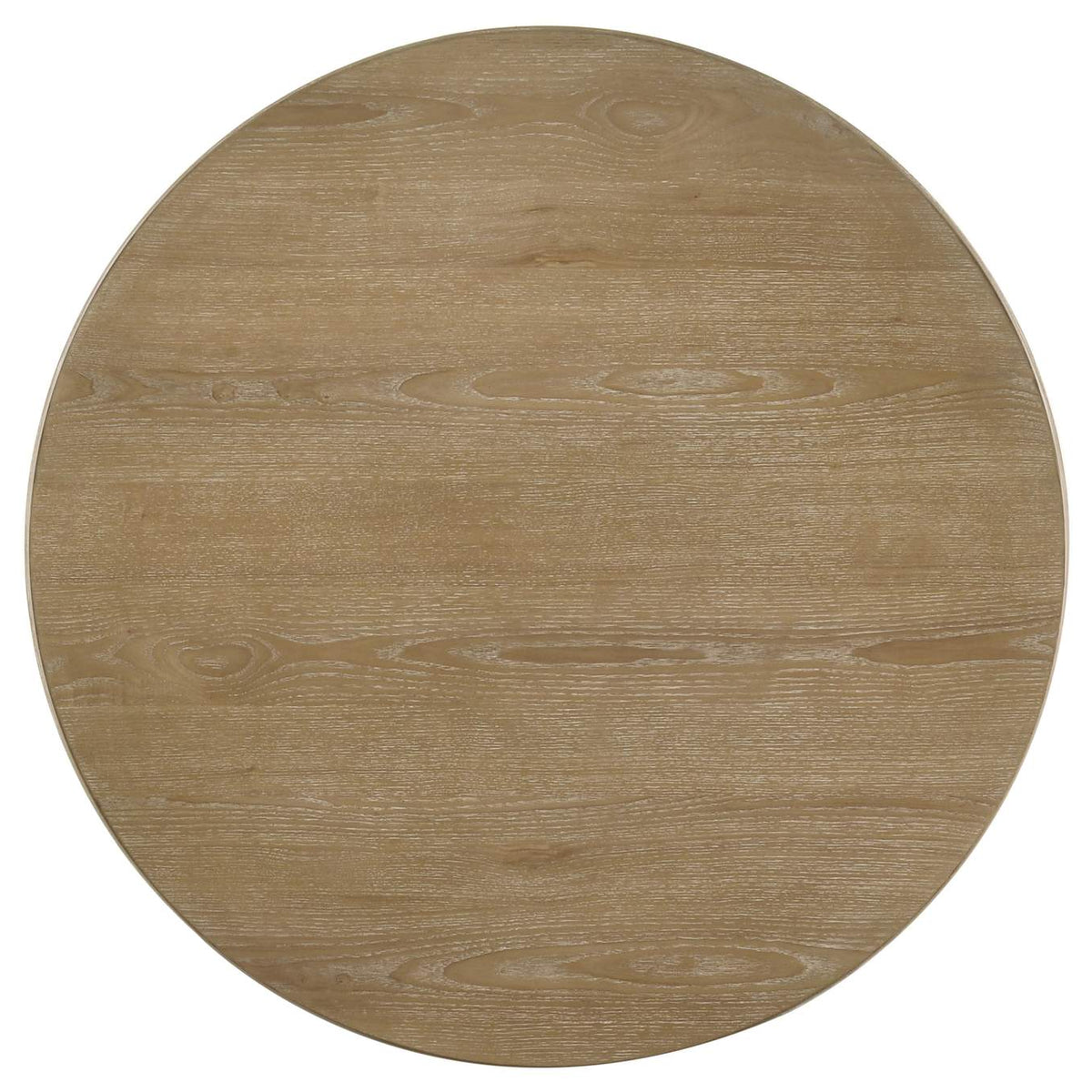 722938-S2 Adina 2-piece Round Coffee Table Set Distressed Light Brown