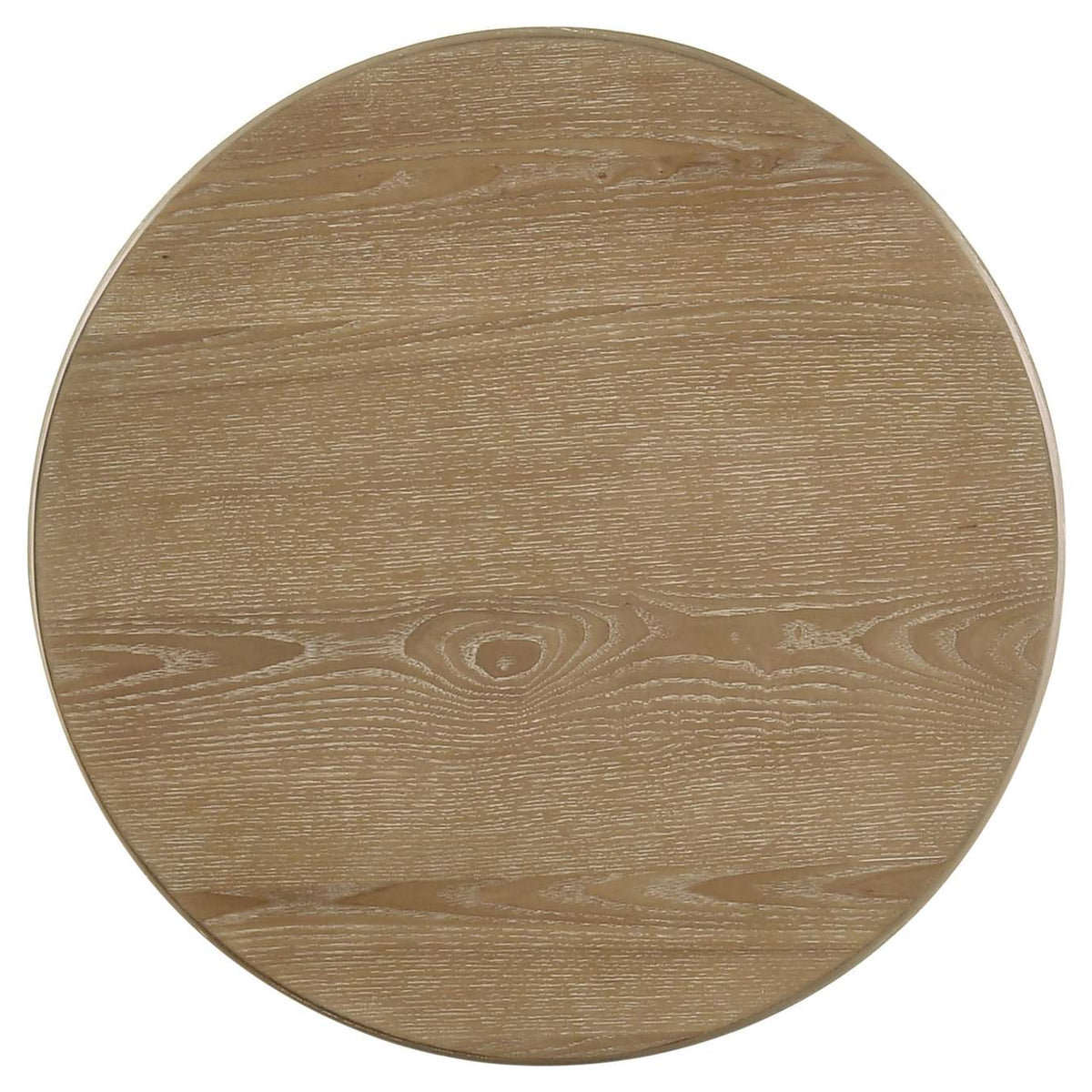 722938-S3 Adina 3-piece Round Coffee Table Set Distressed Light Brown