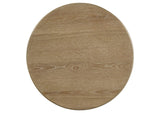 722938-S3 Adina 3-piece Round Coffee Table Set Distressed Light Brown