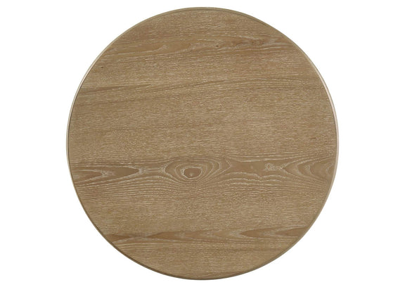 722938-S3 Adina 3-piece Round Coffee Table Set Distressed Light Brown