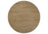 722938 Adina 36-inch Round Wood Coffee Table Distressed Light Brown
