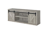 723263 Brockton 2-door Engineered Wood 71-inch TV Stand Grey Driftwood
