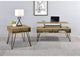 723368-S2 Fanning 2-piece Lift Top Coffee and End Table Set Golden Oak