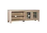 723483 Solano 71-inch 2-door TV Stand Media Console Weathered Mango
