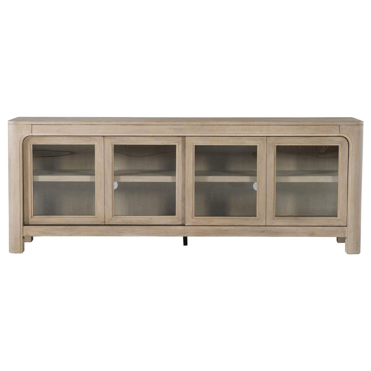 723483 Solano 71-inch 2-door TV Stand Media Console Weathered Mango