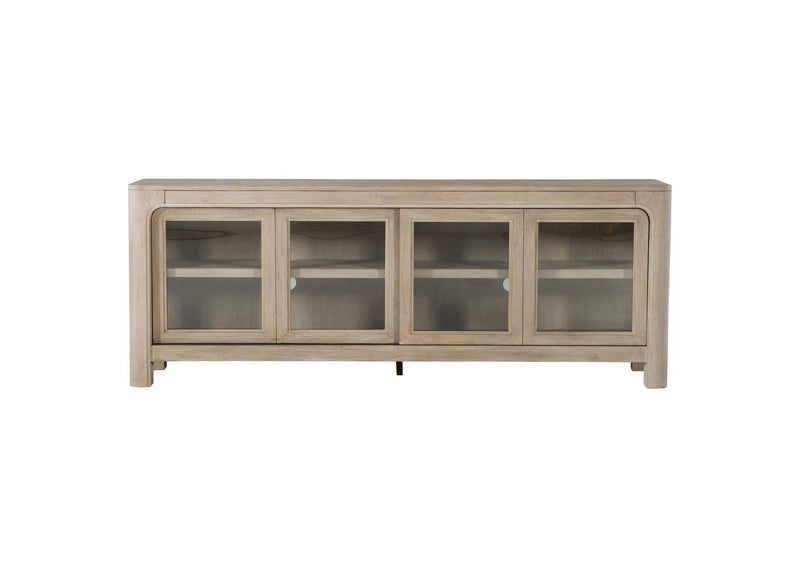 723483 Solano 71-inch 2-door TV Stand Media Console Weathered Mango