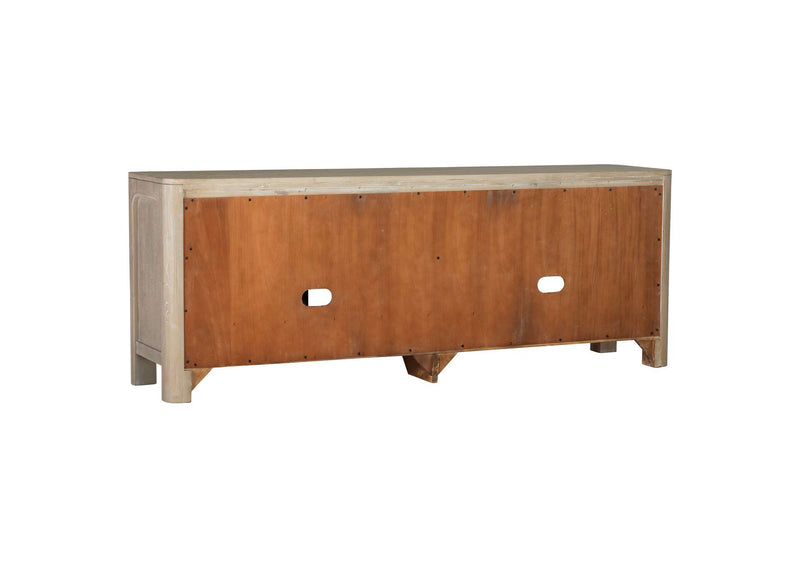 723483 Solano 71-inch 2-door TV Stand Media Console Weathered Mango