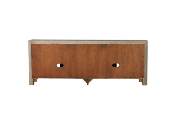 723483 Solano 71-inch 2-door TV Stand Media Console Weathered Mango