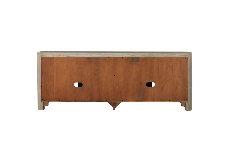 723483 Solano 71-inch 2-door TV Stand Media Console Weathered Mango