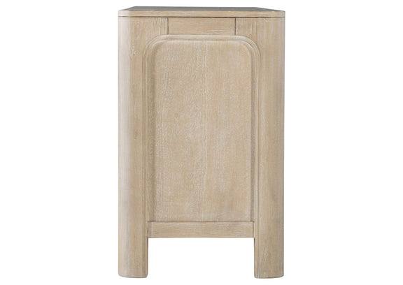 723483 Solano 71-inch 2-door TV Stand Media Console Weathered Mango