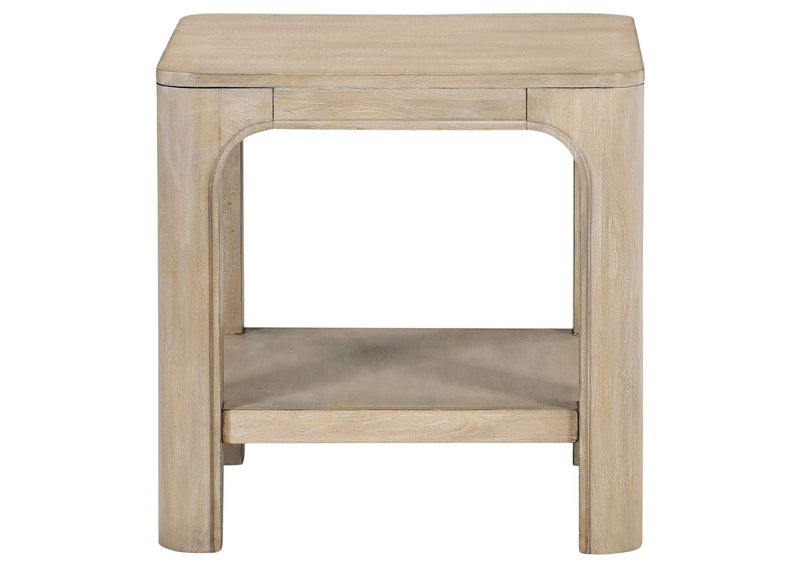 723488-S2 Solano 2-piece Square Coffee Table Set Weathered Mango