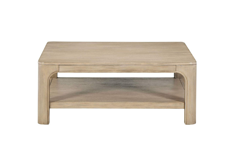 723488-S2 Solano 2-piece Square Coffee Table Set Weathered Mango