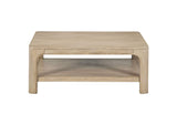 723488 Solano Square Wood Cocktail Coffee Table Weathered Mango