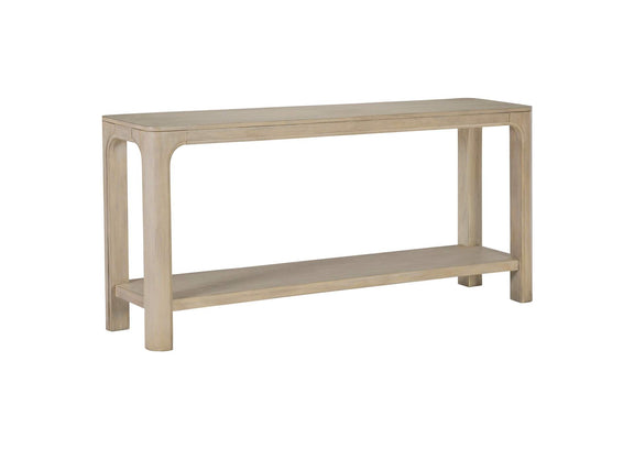 723489 Solano 64-inch Entryway Console Sofa Table Weathered Mango
