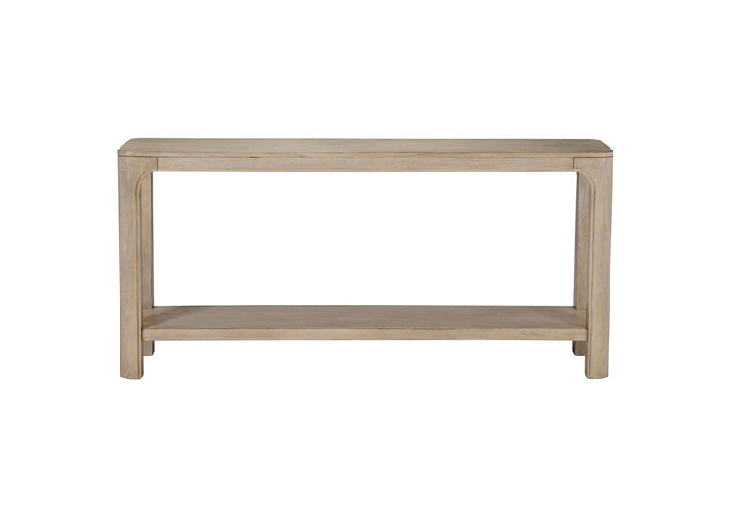 723489 Solano 64-inch Entryway Console Sofa Table Weathered Mango