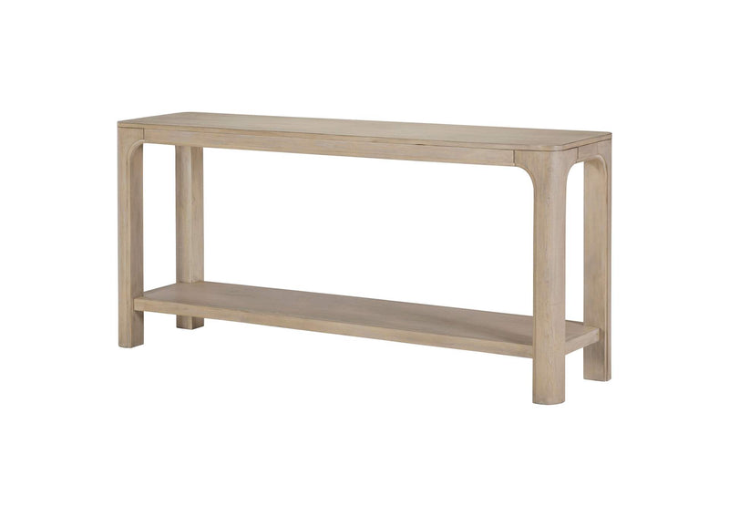 723489 Solano 64-inch Entryway Console Sofa Table Weathered Mango