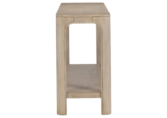 723489 Solano 64-inch Entryway Console Sofa Table Weathered Mango