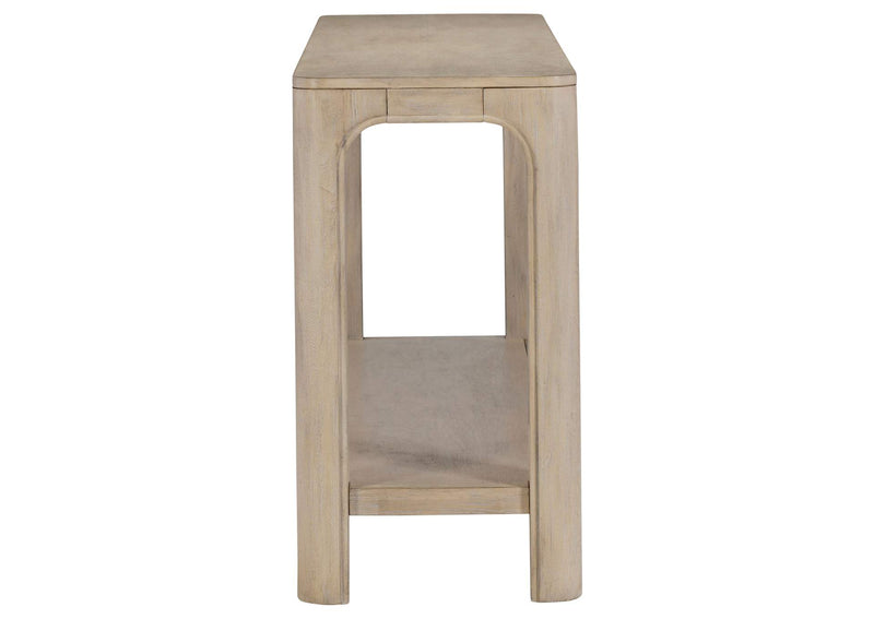 723489 Solano 64-inch Entryway Console Sofa Table Weathered Mango