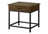 723778-S2 Byers 2-piece Lift Top Coffee and End Table Set Brown Oak