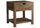 723887 Esther 1-drawer Solid Wood Side End Table Natural Sheesham