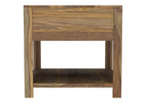 723887 Esther 1-drawer Solid Wood Side End Table Natural Sheesham
