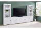 724113-SET Laughlin 3-piece Entertainment Center TV Stand White