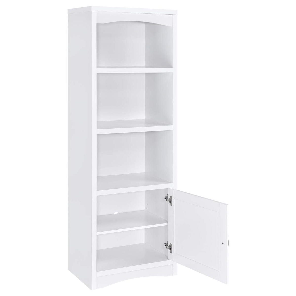724113-SET Laughlin 3-piece Entertainment Center TV Stand White