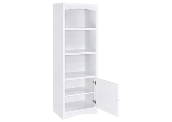 724113-SET Laughlin 3-piece Entertainment Center TV Stand White