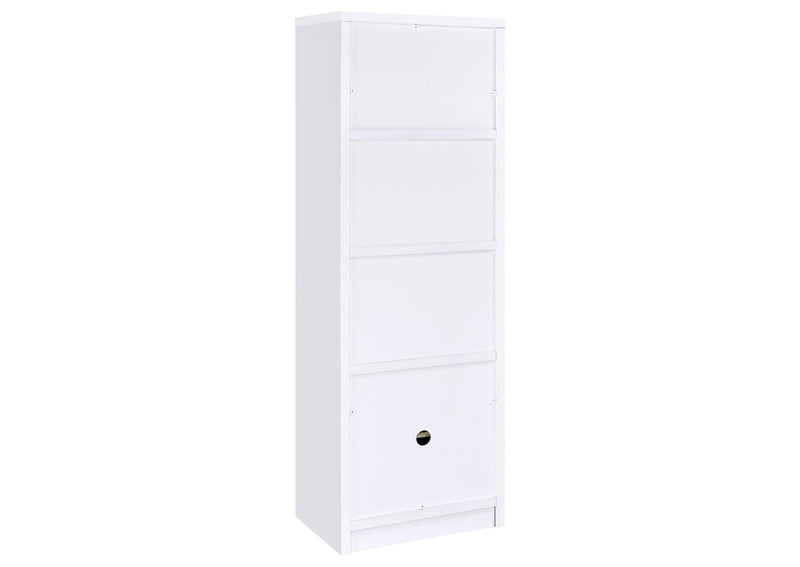 724113-SET Laughlin 3-piece Entertainment Center TV Stand White