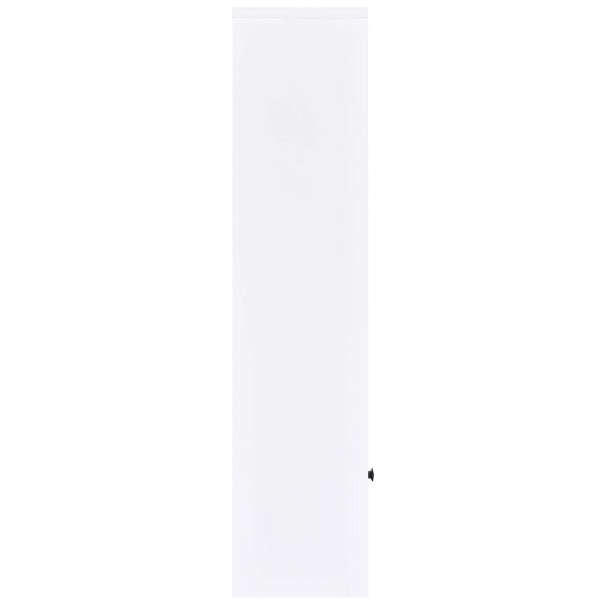 724114 Laughlin 4-shelf Engineered Wood Media Tower White